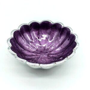 Julia Knight Amethyst Peony 4" Petite Bowl NWT